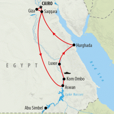 King Ramses Nile Cruise (And Optional Flight) - 13 days Map