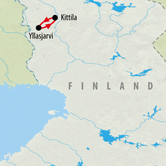 Finland Family Adventure - 5 Days map