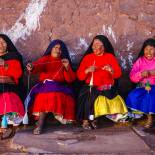Local knitting women | Peru | South America