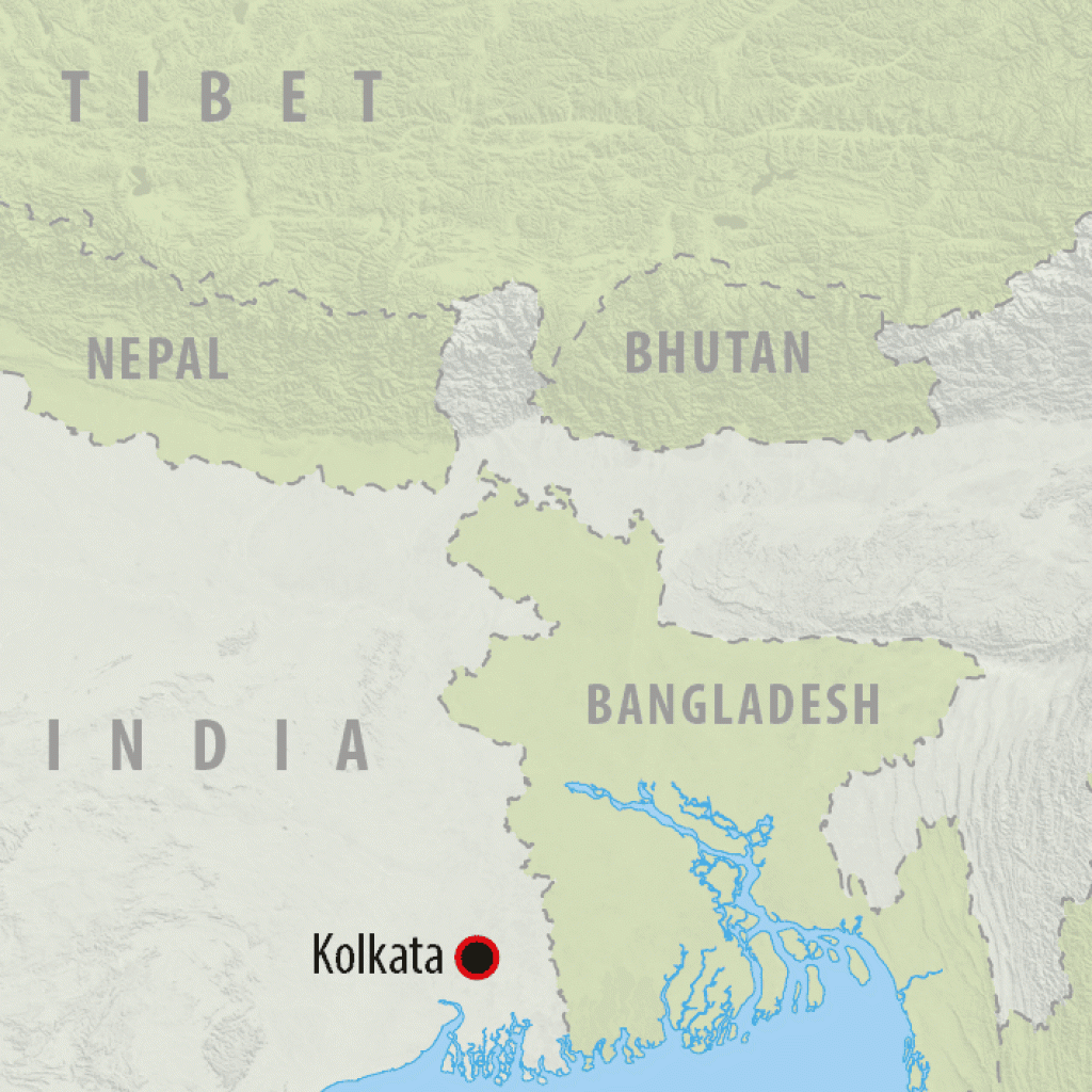 Kolkata - 3 days map