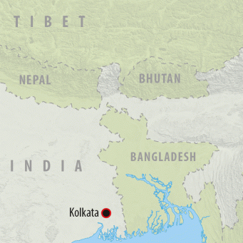 Kolkata - 3 days map