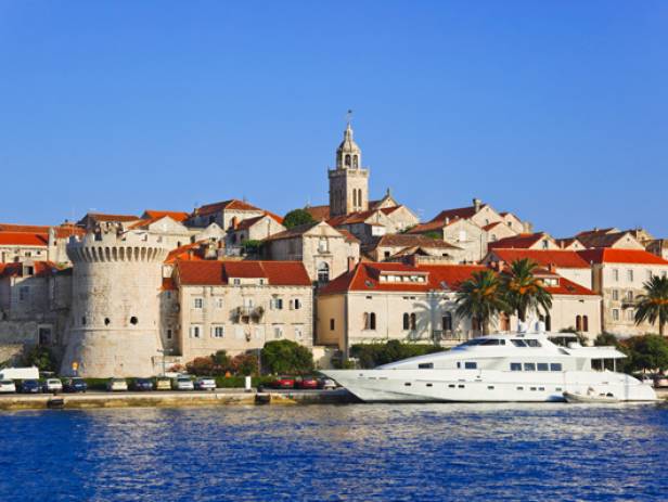 View of Korcula, home to stunning, historical buildings