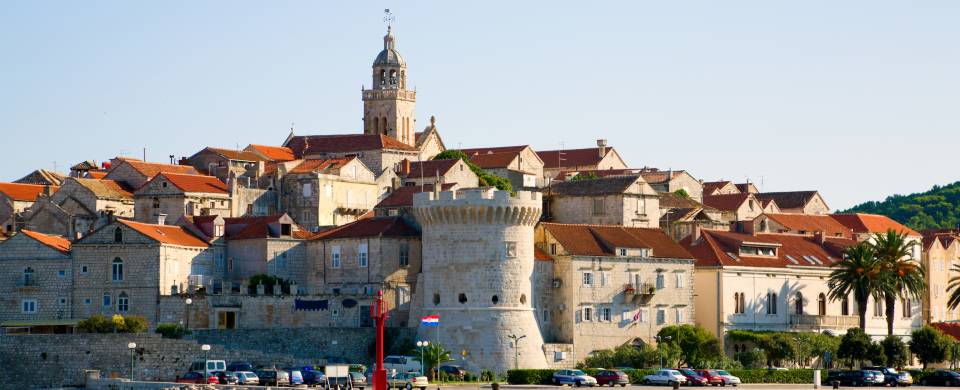 View of Korcula, home to stunning, historical buildings