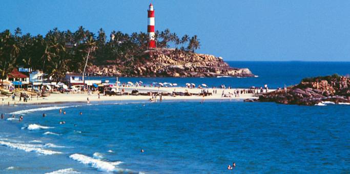 Lighthouse and beach | Kovalam | India