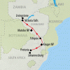 Kruger, Matobo & Falls (Accommodated) - 7 days Map