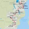 Kruger to the Serengeti - 29 days Map