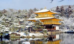 Kyoto Golden Temple winter