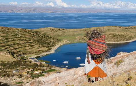 Lake Titicaca Bolivian side - Bolivia