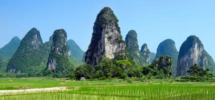 Landscape in Yangshuo Guilin, China