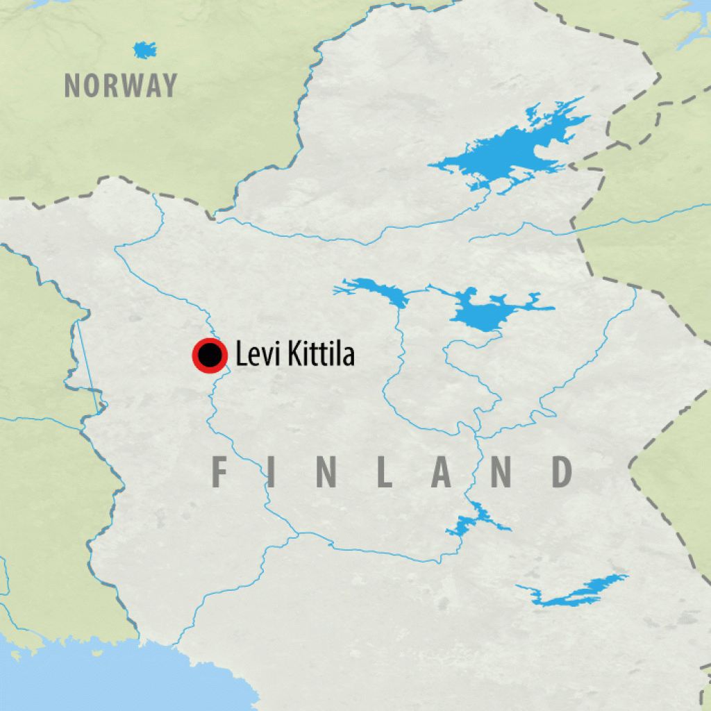 Levi Lapland Explorer - 6 Days map