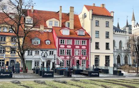 Latvia - pretty buildings in Riga