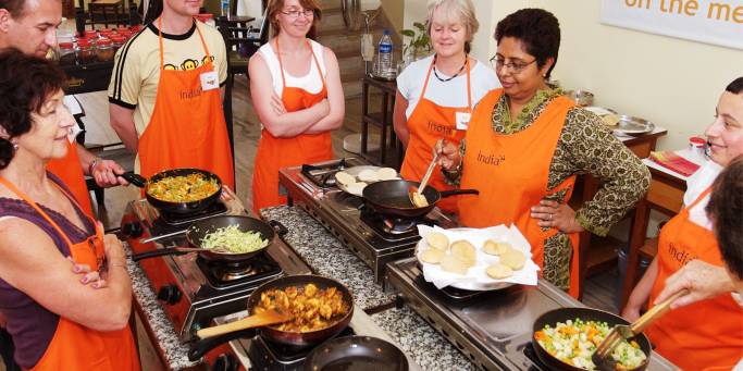 Learing to cook famed Indian cuisine!