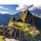 Picture of a panoramic view of Machu Picchu on a clear day