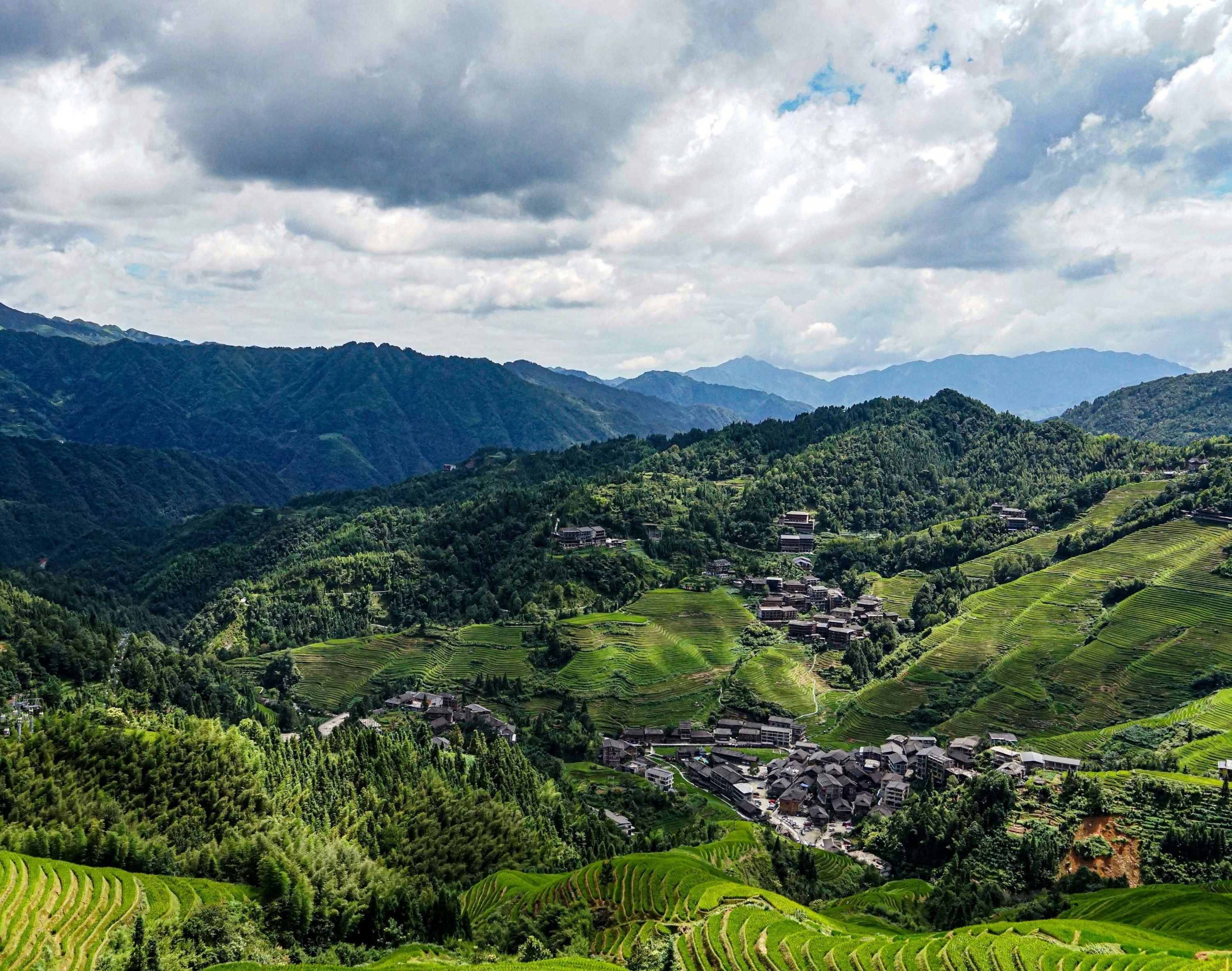 The view in Longsheng