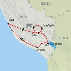 Luxury Peru & Andean Explorer - 12 days Map