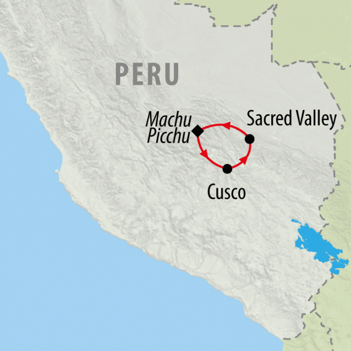 tourhub | On The Go Tours | Machu Picchu Express - 5 days | Tour Map