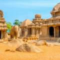 Sand coloured temple in Mahabalipuram