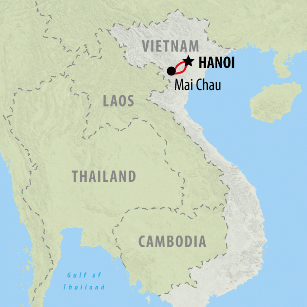 Add-on: Mai Chau - 4 days Map