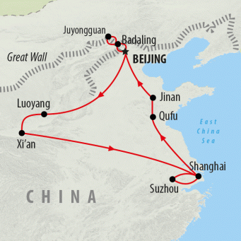 Mandarin Sunrise - 15 days map