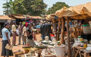 Market in Livingstone, Zambia