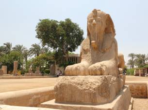 Memphis alabaster sphinx in Egypt - On the Go Tours