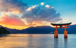 Miyajima Island and tori gate in Japan - On The Go Tours