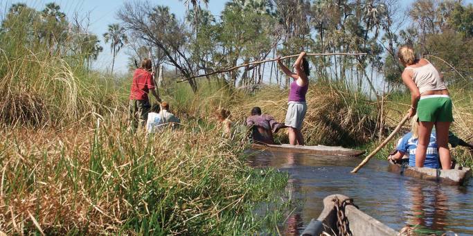 Mokoros in the Okavango Delta | Botswana