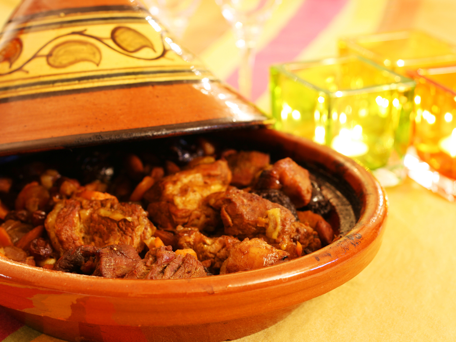 a Moroccan tagine