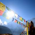 The Tiger Nest temple sitting precariously on the side of a cliff in Paro