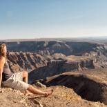 Admiring the view at Fish River Canyon | Namibia