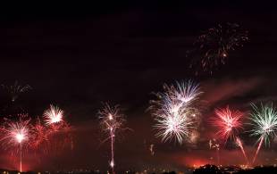 New Years in Reykjavik Fireworks