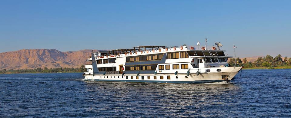 Cruise ship on the River Nile