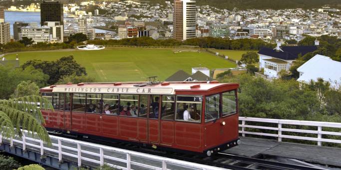 Cable car in Wellington | New Zealand