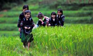 North Vietnam local children