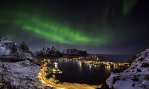 Northern Lights over Lofoten Islands in Norway - Best Time To Visit