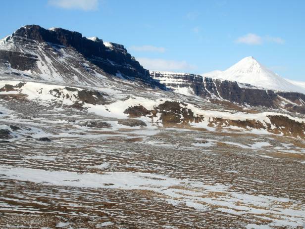 The tiny town of Bourgarnes in the west of Iceland