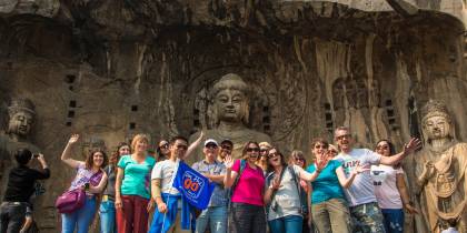 OTG group at Luoyang in China - On The Go Tours