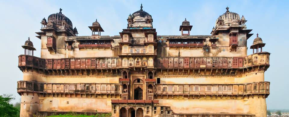 Ochha Fort, also known as Jehangir Mahal in Ochha