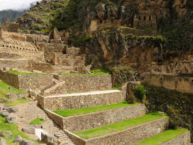 The impressive mountain views of the Sacred Valley in Peru