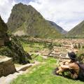 The impressive mountain views of the Sacred Valley in Peru