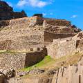 The impressive mountain views of the Sacred Valley in Peru