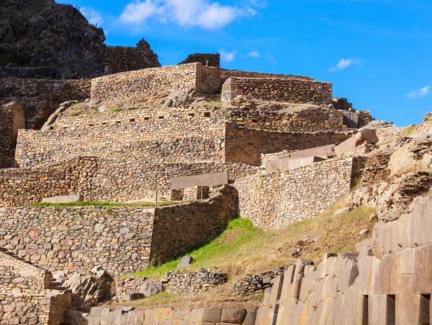 The impressive mountain views of the Sacred Valley in Peru