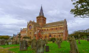 Orkney Express main - St Magnus Cathedral, Kirkwall, Orkney, Scotland