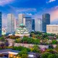 City of Osaka, lit up at night