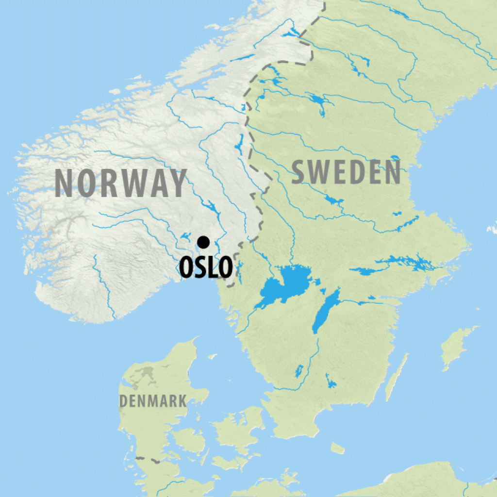 Oslo City Stay - 3 days map