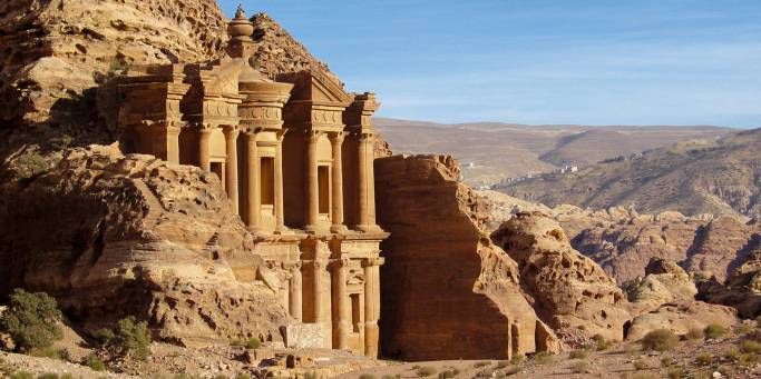 Visit the Monastery in Petra on our Jordan tours