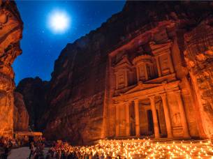 Petra by night - Jordan Tours - On The Go Tours copy