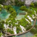 Boardwalk winding through the Plitvice National Park