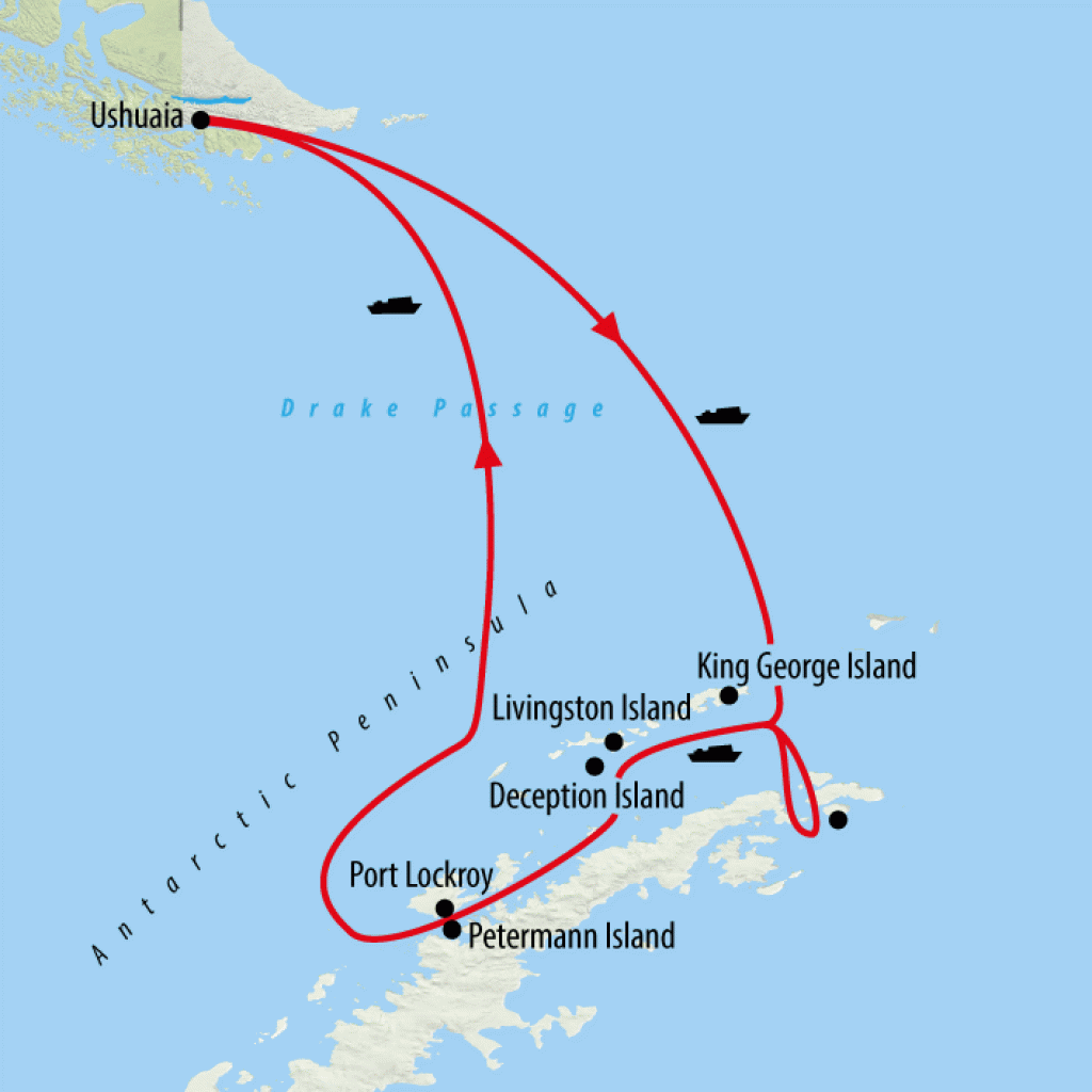 Polar Circle Quest - 12 days Map