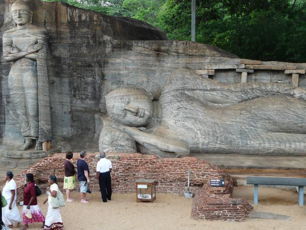 The ancient ruins of Polonnaruwa